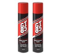 GT85 Spray 400ml: Lubricates, Cleans & Protects Metal/Composite, Rust Defense, Stuck Parts Ease, Shine Restore, Squeak Eliminate, Moisture Disperse, Pack of 2