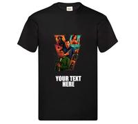 GTA Kid's Children's T-Shirt Custom Personalised Tshirt Tee Kids Shirt Top Cute Merch Funny Boys Girls Unisex Black 9 Theft Grand Auto