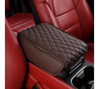 GTALIJHN Car Armrest Pad For Audi A3 S3 Sportback 8P 2003-2012, Center Console Arm Rest Cover Heightening Mat Waterproof Comfortable Protector With Storage Bag,C/Coffee- 32 * 21cm