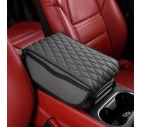 GTALIJHN Car Armrest Pad For Citroen C1 C2 C3 C4 C5 C5X C6 C8 DS3 DS4 DS5, Center Console Arm Rest Cover Heightening Mat Waterproof Comfortable Protector With Storage Bag,B/Gray- 32 * 21cm