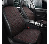 GTALIJHN Car Summer Seat Cushion Backrest For Volvo V50 V60 V70 V90 XC40 XC60 XC70 XC90 2000-2024, Full Set Chair Pads Skid Proof Front Rear Protector Auto Cover Seasons Accessories,D/Black~red