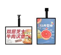 GTANND Ultra Slim Snap Frame LED Lightbox, LED Poster Frame Lightbox,LED Backlit Menu Board,Commercial Display LED Advertising Screen Light Box Billboard,1pc Poster Menu 23.62x47.24inches