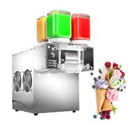 GTATBTG Commercial Snowflake Ice Maker, 120KG/24H, Automatic Electric Ice Crush Machine, Adjustable Speed, 1200W, for Restaurant, Supermarket, Cafe