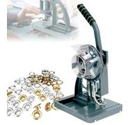 GTATBTG Manual Press-Type Eyelet Fastener, Semi-Automatic Fixing Machine, Transparent Feeding Box, for Advertising Banners