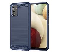 GTBDEKI Case for Galaxy A13 4G/5G Case, Galaxy M13 5G/Galaxy A04S SM-A135U Case, Carbon Fiber Shockproof Slim Silicone Rugged Soft TPU Back Phone Cover for Samsung Galaxy A13 Blue