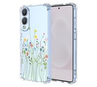 GTBDEKI Case for Galaxy S25 Edge Case, for Samsung S25 Edge SM-S937U Clear Flower Garden Patterns Protective Phone Cover for Samsung Galaxy S25 Edge Flower Bouquet