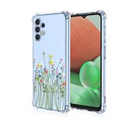 GTBDEKI Phone Case for Galaxy A13 4G Case, Samsung A13 Lite SM-A135F Case, Clear Case with Flower Floral Patterns Protective Phone Cover Cases for Samsung Galaxy A13 4G Bouquet