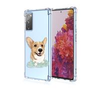GTBDEKI Phone Case for Galaxy S20 FE Case, Samsung S20 Fan Edition/Galaxy S20 Lite SM-G781B Case, Clear Case with Puppy Animal Pattern Protective Phone Cover Cases for Samsung Galaxy S20 FE Dog