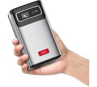 GTBOX C2000 Mini Projector with 5G WiFi and Bluetooth, DLP Portable Outdoor Projector, Native 540P (4K Supported), Auto Focus & Keystone, Built-in 8000mAh Battery, Dual 5W Speakers for Home & Movie