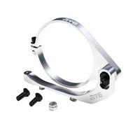 GTBRacing CNC Aluminum Motor Support Brace Holder for 1/5 RC Car LOSI DBXL-E 2.0 Upgrade Part (Silver)