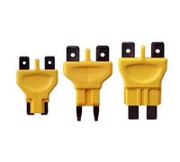 GTC CT6100 Three diffent Sizes connectors: Mini, ATC/ATO and Maxi. This Set Covers The Most Common Fuse sockets in use in The Automotive, Marine and Other Low Voltage DC Applications, Yellow