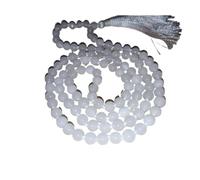 GtcGems Top 1 Grade Chandramani Mala Moonstone Malaa 108 Crystal Stone Moonstone Maala Original Certified हस्तनिर्मित मूनस्टोन माला Hindu Cultured Jaap Malai चंद्रकांत मणि Chandrakanta Mani