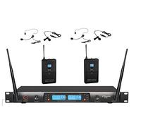 GTDaudio UHF Wireless Microphone System 2x100 Channel