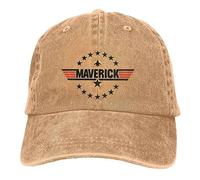 GTDEALS Baseball Cap Hip-hop Washed Men's Baseball Cap Maverick Distressed TruckerCaps Dad Hat Maverick Film Golf Hats Birthday Gift Christmas Hat