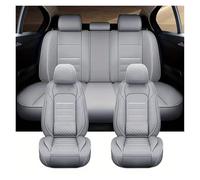 Gtdtixc Auto Seat Cover Car Seat Covers Full Set Universal PU Leather Auto Seat Protection Interior Accessories Seat Covers Auto(Gray)