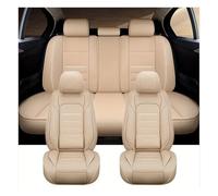 Gtdtixc Auto Seat Cover Car Seat Covers Full Set Universal PU Leather Auto Seat Protection Interior Accessories Seat Covers Auto(Beige)