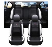 Gtdtixc Auto Seat Cover For Mazda For CX5 For CX30 Universal Car Seat Cover Accessories Interior Details All Car Model Seat Covers Auto(A-Black White 5 Seat)
