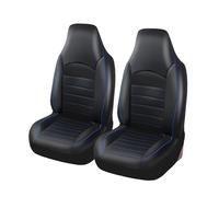 Gtdtixc Auto Seat Cover For Ranger For XLT 2001 PU Leather Front Car Seat Covers High Bucket Car Seat Cover Auto Interior Seat Covers Auto(Blue-2Piece)