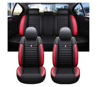Gtdtixc Auto Seat Cover For VW For Passat B6 B7 B8 For Skoda For Superb 3 2 Universal Car Seat Cover Interior Details All Car Model Seat Covers Auto(A-Black Red 5 Seat)