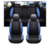 Gtdtixc Auto Seat Cover For VW For Passat B6 B7 B8 For Skoda For Superb 3 2 Universal Car Seat Cover Interior Details All Car Model Seat Covers Auto(A-Black Blue 5 Seat)