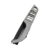 Gtdtixc Car Door Inner Handle for BMW 3 Series E90 E91 2004-2012 LHD Interior Front Left Driver Door Armrest Window Switch Cover Panel Trim Pull Handle(Gray 35.5)