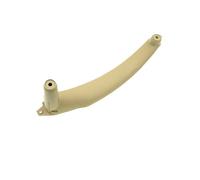 Gtdtixc Car Door Inner Handle for BMW E70 E71 X5 X6 Car Armrest Beige Black Car Left Right Interior Door Handle Inner Panel Pull Trim Cover(Beige-Right)