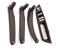 Gtdtixc Car Door Inner Handle for BMW X5 X6 E70 E71 2007-2013 Car Front Driver Door Handle Armrest Cover Interior Door Pull Handle Panel Trim Cover(Moka RHD 4PCS)