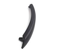 Gtdtixc Car Door Inner Handle for BMW X5 X6 E70 E71 E72 2007-2014 Left Right Interior Passenger Door Pull Handle Leather Outer Cover(Left Black)