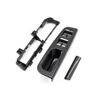 Gtdtixc Car Door Inner Handle for VW for Bora for Golf 4 MK4 for Jetta 1999-2004 LHD Car Interior Front Rear Left Right Carbon Fiber Door Pull Grab Handle(LHD 3PCS)