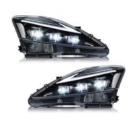 Gtdtixc Car Headlamp Assembly For Lexus IS250 LED Headlight 2006-2013 IS350 Headlamp Assembly DRL Car Front Lights(Right Hand Drive,2 Piece Headlights)
