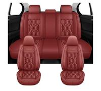 Gtdtixc Car Seat Cover For Dodge For Journey For RAM 1500 For Caliber PU Leather Universal Car Seat Covers(Stanard-Red)