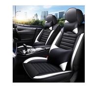 Gtdtixc Car Seat Cover For MITSUBISHI For Outlander For ASX For Eclipse For Lancer For Pajero Sport For Zinger Universal Full Car Coverage Seat Cover(Black White 5 seat)