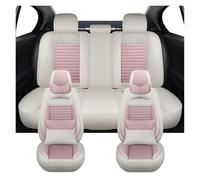 Gtdtixc Car Seat Cover For VW For Touareg For Passat B8 B7 B6 B5 For Tiguan For Bora For Jetta Car Seat Covers Auto Interior Accessories(Pink)