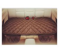 Gtdtixc Car Seat Cover Universal For Sedan Hatchback SUV Seat Mats Car Covers Warm Seats Cushion Protector Plush Cover Autumn Winter(1Piece Rear Brown)