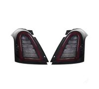 Gtdtixc Car Tail Lights Assembly Pair LED Taillights For Suzuki For Swift 2006-2016 Tail Light Taillamp Rear Lamp Brake Fog Turn Signal Light Assembly Car Rear Lamps(Dark With Red)
