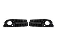 Gtdtixc Front Fog Lights For A4 B8 2009-2012 Black For RS4 Honeycomb Style Front Fog Light Cover Grilles