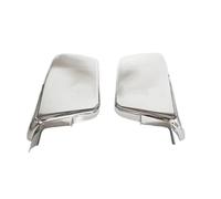 Gtdtixc Front Fog Lights For Hummer For H3 2005-2010 For H3T 2009-2010 Side Tail Mirror Front Rear Covers Chrome Silver Guard Trim Covers House Frame(C)