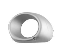 Gtdtixc Front Fog Lights For Mitsubishi For Outlander 2013-2015 Cover Grill Bezel Silver Black Frame Shell LED Halogen Fog Light Cover(Silver L)