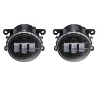 Gtdtixc Front Fog Lights For Mitsubishi For Outlander For Pajero L200 For Colt For Endeavor Car LED Lens DRL Fog Driving Lamp 2 X Angel Eye Fog Light(White and White)