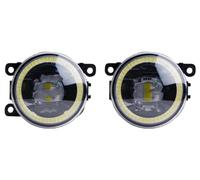 Gtdtixc Front Fog Lights For Subaru For Outback For BS 3.6R 2.5i 2.0D 2015-2020 Car H11 Front LED Lens Fog Light Angel Eye DRL Daytime Running Lamp(With Angel Eye a)