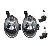Gtdtixc Front Fog Lights For VW For EOS 2006 2007 2008 2009 2010 2 X 100W 55W Car Front Fog Light Assembly Lampshade With 9006 Halogen Lamp 12V(55W)