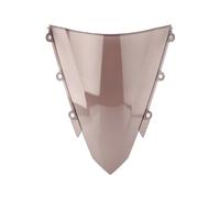 Gtdtixc Motorbike Windshield Deflectors For CBR500R For CBR 500 R 500R 2016-2018 Motorcycle Double Bubble Windshield WindScreen Accessories Fairing Deflector(Grey)