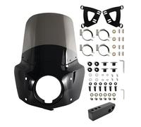 Gtdtixc Motorbike Windshield Deflectors For FXBB For Softail For Street For Bob For Low For Rider For Dyna For Super For Glide For FXD For Road For Warrior Motorcycle Fairing(6022 15 Light Grey)