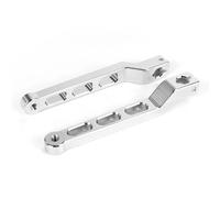 GTDTKGANAK 1 Pair Motorcycle Heel Toe Gear Shifter Shift Lever Aluminum for Touring for Softail for Electra for Glide for Road for King for Street for Trike Motorcycle Shift Pedal(Chrome)