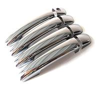 GTDTKGANAK 4 Pcs Car Exterior Door Handle Cover Protector for Peugeot 308 MK1, 407 (2004-2011) External Trim Accessories Interior Door Panel Handle Decorative Covers