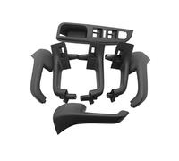 GTDTKGANAK 7PCS Black Car Interior Door Handles with Window Switch Bezel Cover & Inner Armrest for Golf 5 GTI-MK5 for Jetta 1K0 868 040B Interior Door Panel Handle Decorative Covers