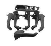 GTDTKGANAK 7PCS Black Car Interior Handle Cover, Door Grab, Window Switch Bezel & Inner Armrest for Golf 5 GTI-MK5, for Jetta 1K0 868 040B Interior Door Panel Handle Decorative Covers