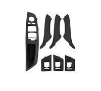 GTDTKGANAK 7Pcs Car Driver Seat Front Left Armrest Interior 1Hole Door Handle Pull for BMW F10 2010-2016 LHD/RHD Interior Door Panel Handle Decorative Covers( Black Left)