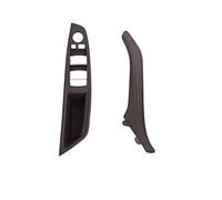 GTDTKGANAK 7PCS Interior Door Window Regulator Panel Trim Leather Pull Handle for BMW 5 Series F10 F11 F18 520-535 Red_Brown Set Interior Door Panel Handle Decorative Covers( Moka 2pcs Set)