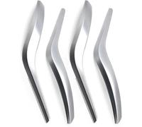 GTDTKGANAK Car Door Handle Cover & Inner Pull Panel Armrest for BMW X1 E84 2010-2016, A/Silver 4pcs Set Interior Door Panel Handle Decorative Covers( A/Silver 4pcs Set)